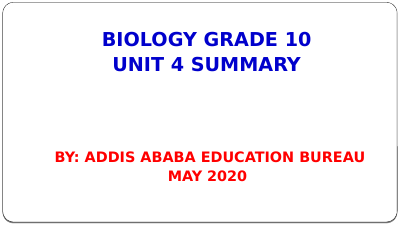 BIOLOGY GRADE 10 UNIT 4.pdf